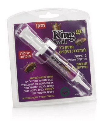 קינג ג'ל - פתיון להדברת תיקנים 10 גרם