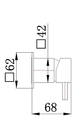 אינטרפוץ 3 דרך גוון מוברש 1203CB