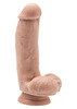 דילדו צבע גוף איכותי גודל 15 ס"מ ToyJoy - Dildo 6 Inch With Balls
