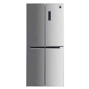 מקרר 4 דלתות 401 ליטר Sharp SJ-8420SL כסוף