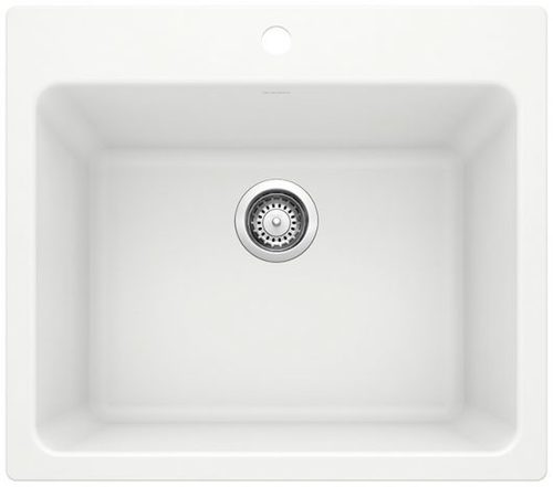 כיור מטבח סילגרניט ליבן LIVEN LAUNDRY BLANCO
