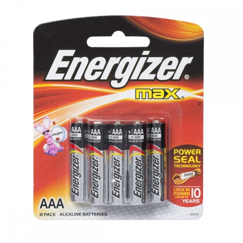 מארז 8 סוללות AAA Energizer