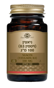 ניאצין | ויטמין B3 | מכיל 100 טבליות |