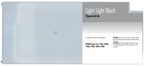 קסטת שחור בהיר בהיר ל-Epson Stylus Pro 7700, 7900 ,9700,9890, 9900