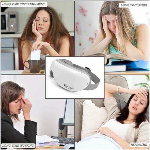 מכשיר עיסוי לעיניים Pro+ Relax המתקדם בעולם כרית אוויר כפולה דגם MC300