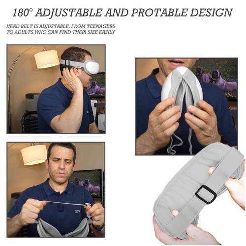 מכשיר עיסוי לעיניים Pro+ Relax המתקדם בעולם כרית אוויר כפולה דגם MC300