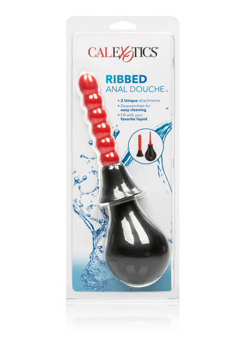חוקן אנאלי איכותי לשטיפה אינטימית  California Exotics - Ribbed Anal Douche
