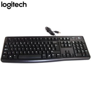 מקלדת חוטית Logitech K120 USB, עברית/אנגלית