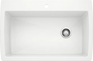 כיור מטבח סילגרניט דיאמונד מקסי DIAMOND MAXI BLANCO