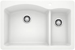 כיור מטבח סילגרניט דיאמונד BLANCO DIAMOND 1.5