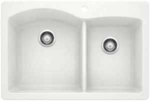 כיור מטבח סילגרניט דיאמונד BLANCO DIAMOND 1.75