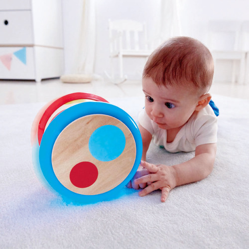 צעצוע תוף לתינוקות מבית HAPE – לפיתוח חוש קצב