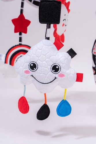 מובייל סנסורי נייד לעגלה / מיטה / עריסה עם חיבור מהיר וצבעים בעלי ניגודיות גבוהה 