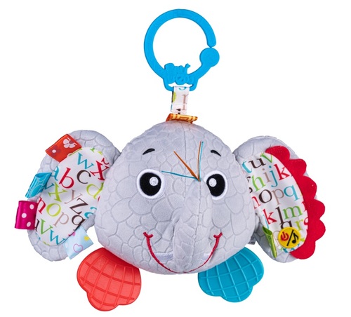 בובת פעילות מוזיקאלית, רב-תחושתית עם מראה ונשכן - פיל