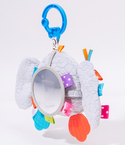 בובת פעילות מוזיקאלית, רב-תחושתית עם מראה ונשכן - פיל