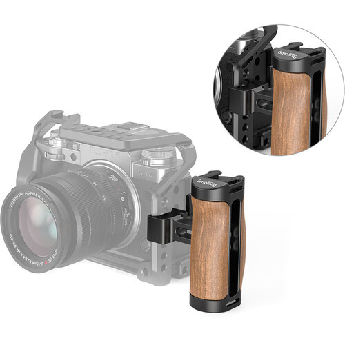 SmallRig Wooden NATO Side Handle (with Quick Release NATO Rail) 2978