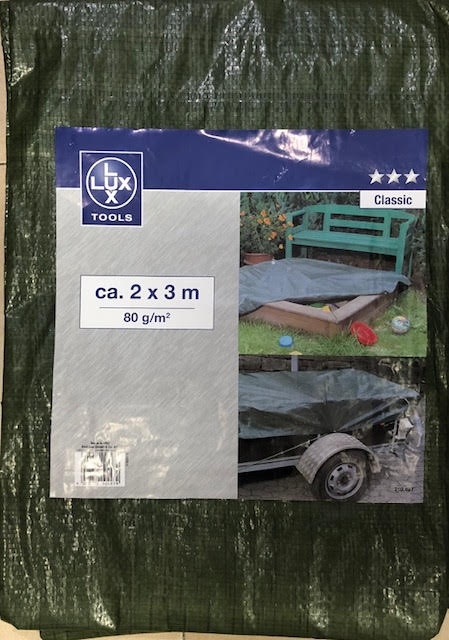 יוטה מצופה נגד מים 6X4 כחול 