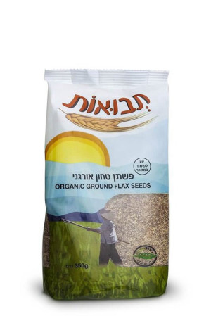 זרעי פשתן טחון אורגני