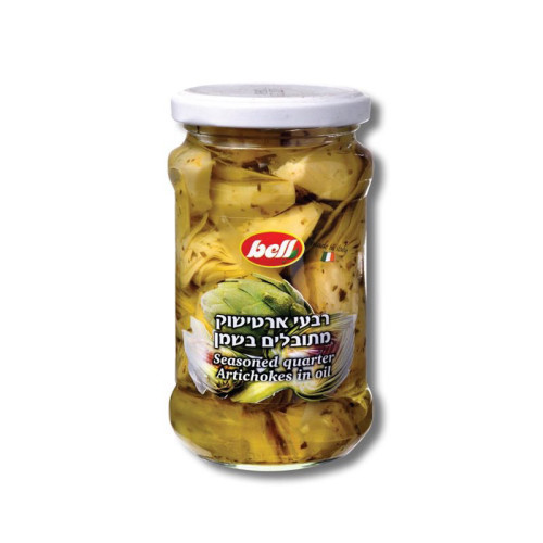 רבעי ארטישוק מתובלים בשמן