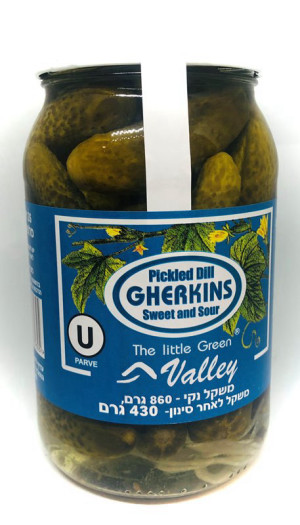 Gherkins מלפפונים חמוץ מתוק כחול