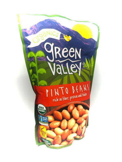 גרין ואלי שעועית פינטו אורגנית במי מלח 439 גרם Green Valley
