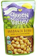 גרין ואלי גרגירי חומוס אורגני במי מלח 439 גרם Green Valley Garbanzo Beans
