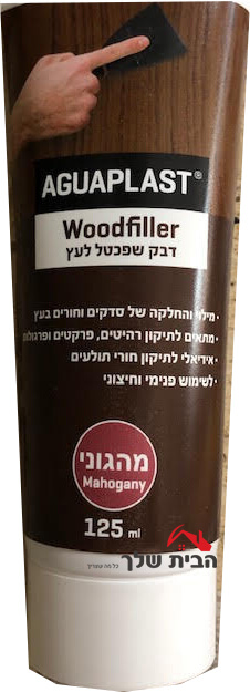 דבק שפכטל לעץ צבע מהגוני