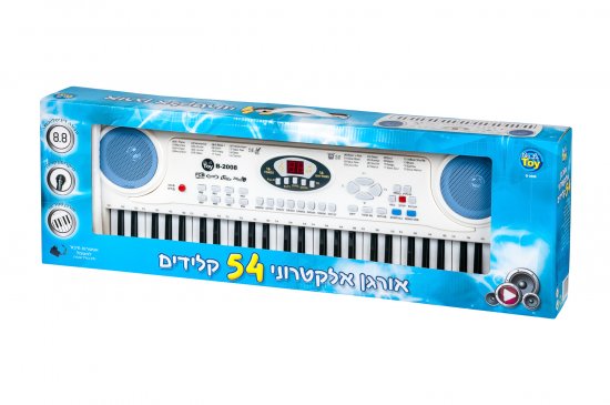 אורגן אלקטרוני 54 קלידים עים חיבור לשנאי