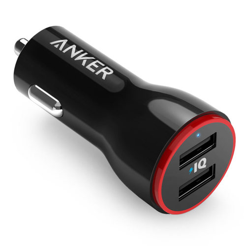 מטען כפול לרכב Anker PowerDrive 4.8A