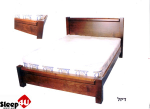 מיטת עץ אורן מלא דגם דיזל