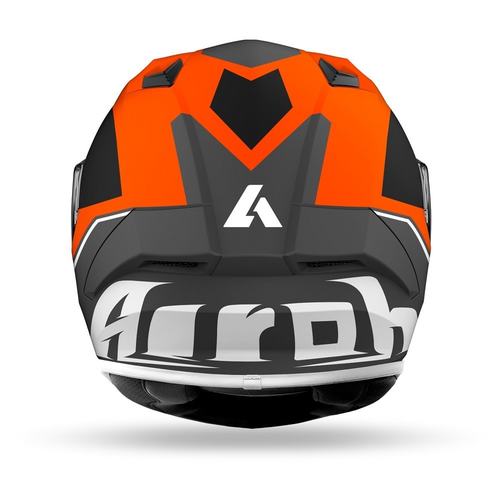 קסדת אירו מלאה אפור / כתום / שחור מט - AIROH VALOR WINGS V21 