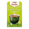 תה עם צמחים להכנת משקה בחליטה אורגנית | MATCHA LEMON GREEN TEA | תה ירוק מאצ'ה לימון | מכיל 17 שקיקים |
