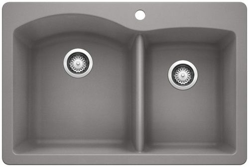 כיור מטבח סילגרניט דיאמונד BLANCO DIAMOND 1.75