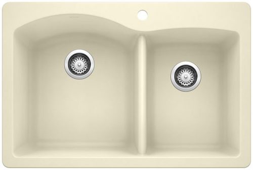 כיור מטבח סילגרניט דיאמונד BLANCO DIAMOND 1.75