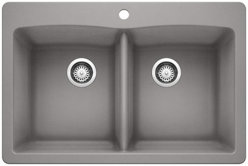 כיור מטבח סילגרניט דיאמונד BLANCO DIAMOND 210