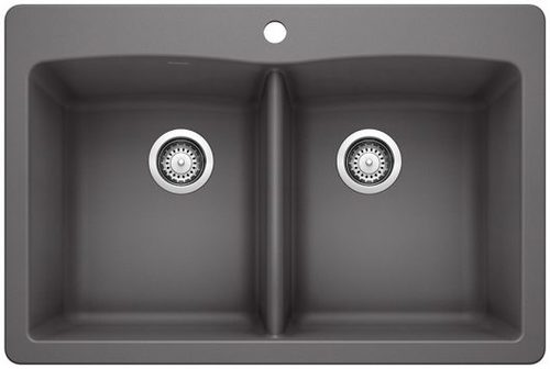 כיור מטבח סילגרניט דיאמונד BLANCO DIAMOND 210