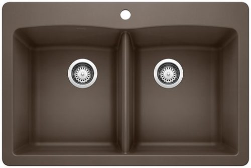 כיור מטבח סילגרניט דיאמונד BLANCO DIAMOND 210