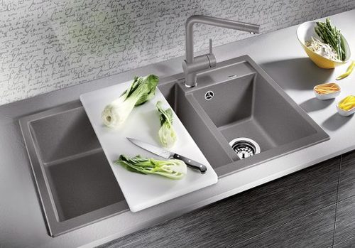 כיור מטבח סילגרניט מטרה BLANCO METRA 9
