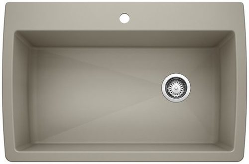 כיור מטבח סילגרניט דיאמונד מקסי DIAMOND MAXI BLANCO