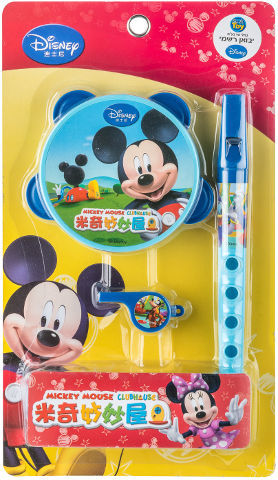 תוף מרים+חליל+משרוקית מיקי מאוס