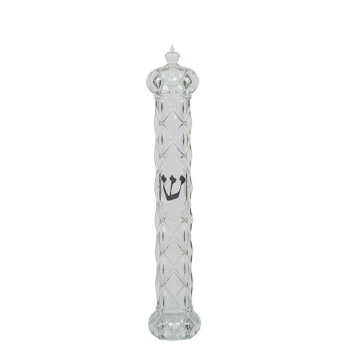 בית מזוזה פלסטיק שקוף 