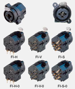 NCJ6FI-H קומבו PL/XLR דגם NEUTRIK