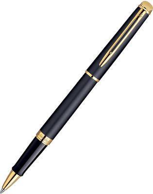 סט מתנה יוקרתי – עט רולר Waterman Hémisphère ומחברת עור עם הטבעת זהב
