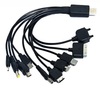 כבל USB לטעינה והעברת קבצים אוניברסלי ל-10 מכשירים 