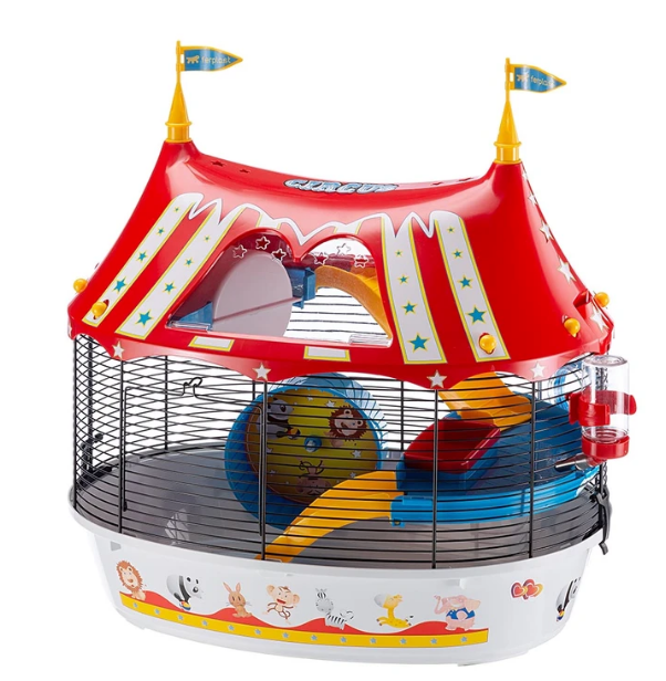 כלוב אוגרים מפואר דגם קרקס FERPLAST CIRCUS FUN