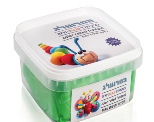 בצק סוכר ירוק 600 גרם