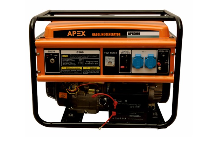 גנרטור בנזין 5500W עם מיצב מתח AVR