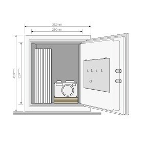   כספת ‏דיגיטלית 90100854 YALE