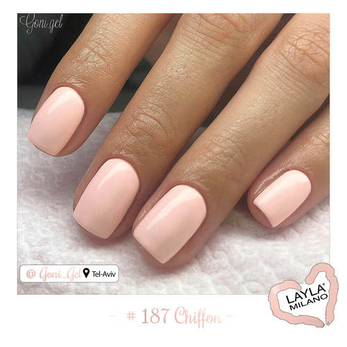 לק ג'ל לילה מילאנו #187 Chiffon