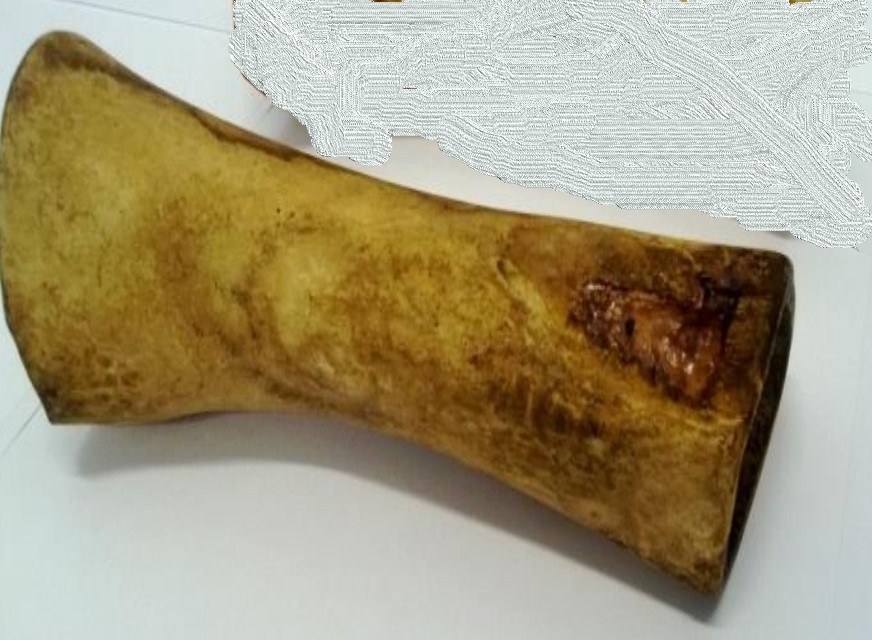 עצם בקר מעושנת מעוקרת גדולה לכלבים